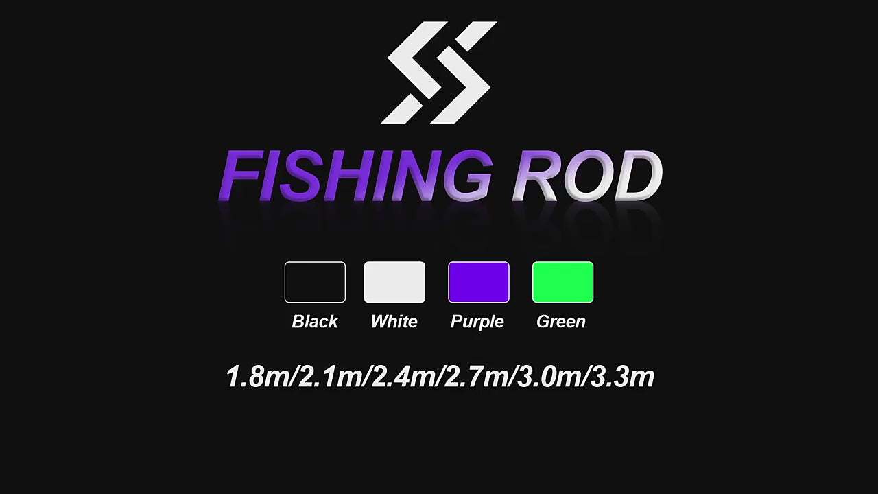 Sougayilang 4 Colors Telescopic Fishing Rod 1.8m-3.3m Glass Fiber EVA Handle Carp Spinning Rod Fishing Pole Fishing Weight 5kg